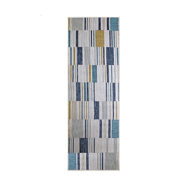 Flair Rosco Geo 80cm x 230cm Outdoor Runner