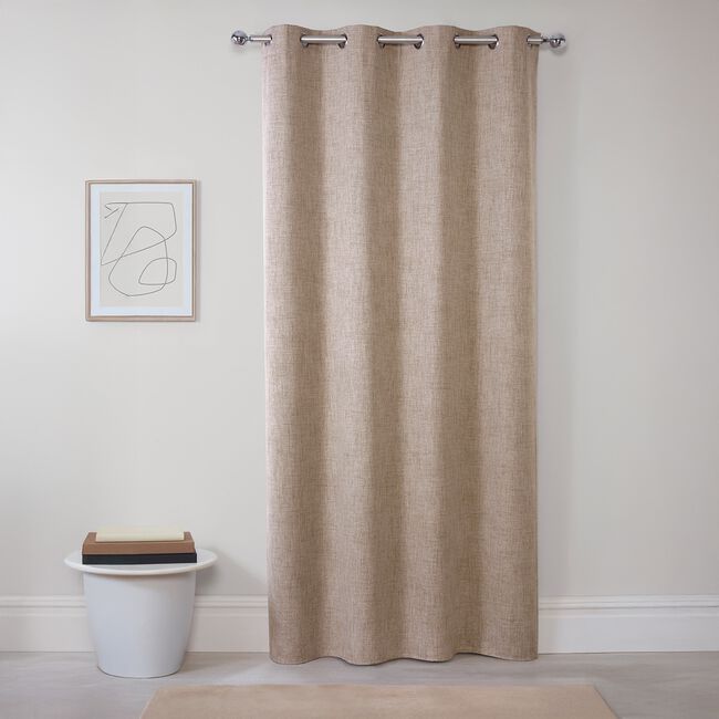 HACKNEY BLACKOUT NATURAL 135x240cm Curtain Panel 