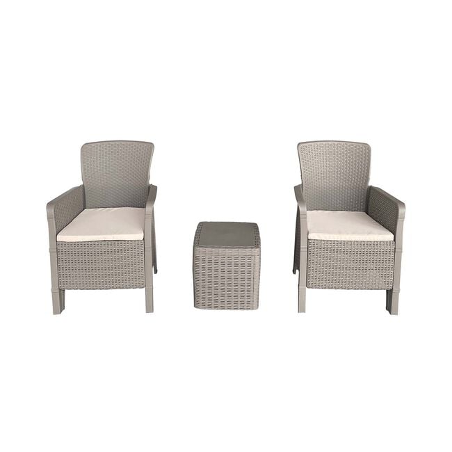 Merano 3 Piece Bistro Set