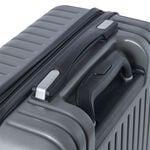 Cabin Bag Lightweight Luggage - SIlver Grey