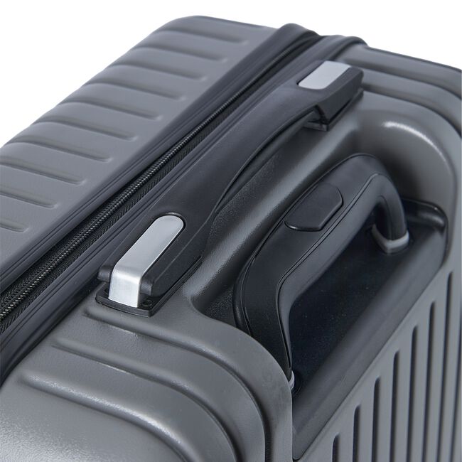 Cabin Bag Lightweight Luggage - SIlver Grey