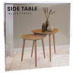 Natural Side Tables Set of 2