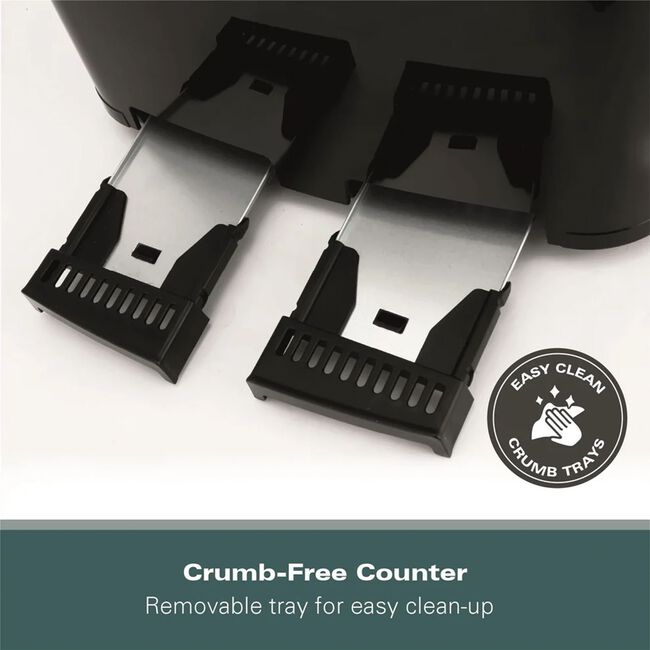 HAMILTON BEACH ESSENTIALS BLACK 4 Slice Toaster