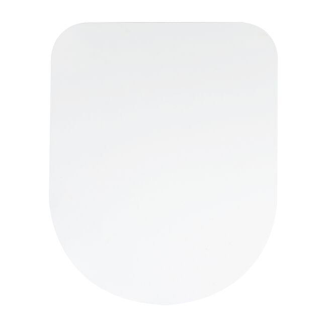 White Wrap Over Soft Close Toilet Seat