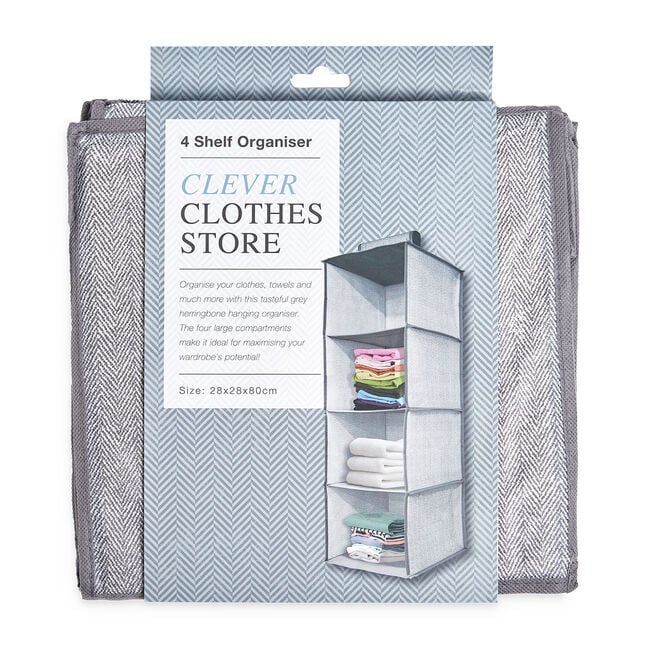 Clever Clothes Hanging Shelf