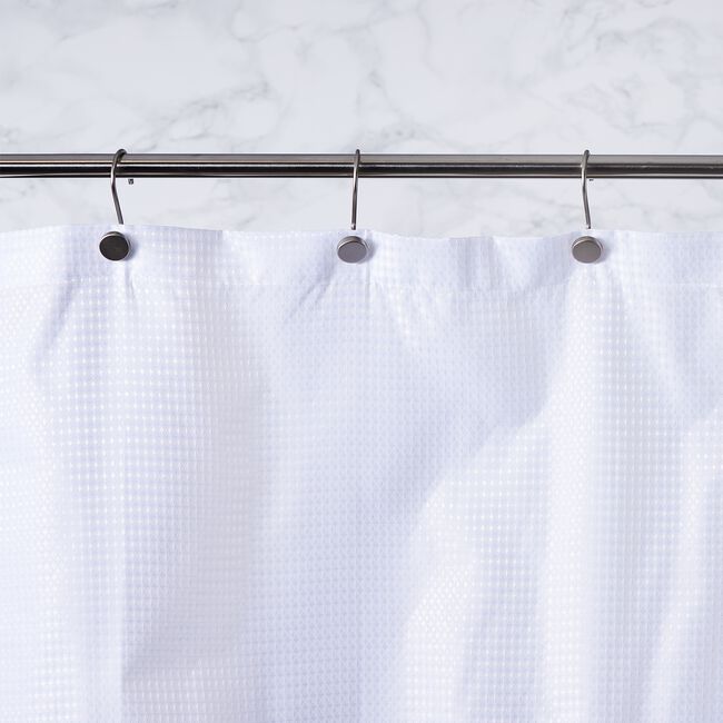 12 PACK FLAT HEAD NICKEL Shower Hooks 