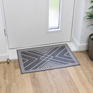 JVL Expression Stripes Door Mat 50cm x 75cm