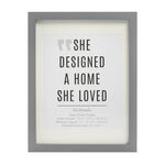 10X12 MCINTOSH GREY Photo Frame 12X16 W/OUT MOUNT