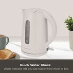 HAMILTON BEACH ESSENTIALS 1.7L WHITE Rapid Boil Kettle
