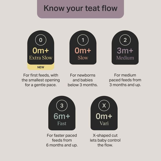Tommee Tippee Natural Start Fast Flow Teat 2-Pack