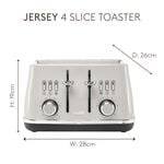 Haden Cotswold Putty 4 Slice Toaster