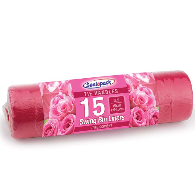 Sealapack Scented 15 Pack Swing Bin Liners 60x95cm