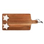 The Jolly Sleigh Serving Board with 2 Star Dishes