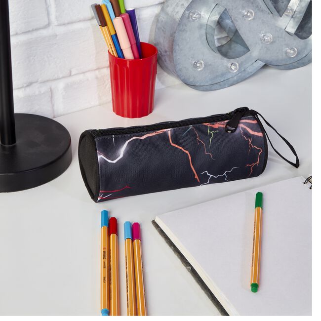 Streetsac Neon Lightning Pencil Case