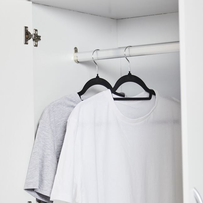 Skinny Velvet Hangers 10 Pack Black