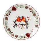 Love Christmas Robin Large Plate