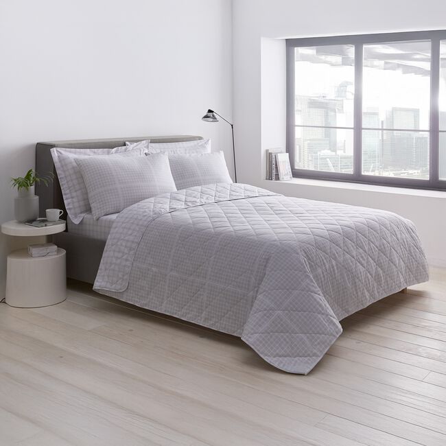 Harrison Bedspread 200cm x 220cm - Grey