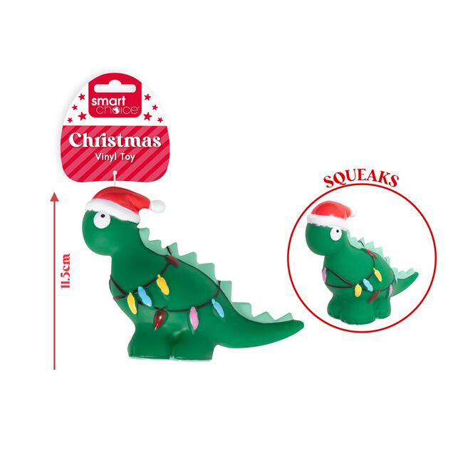Christmas Dinosaur Dog Toy