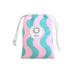 Printed Wavey Days Microfibre Beach Towel 220GSM