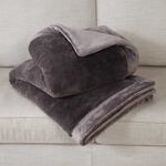 Nicole Day Luxury Charcoal Throw 130cm x 170cm