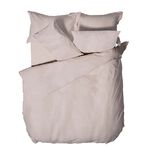 KING DUVET COVER Waffle Blush