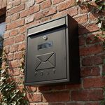 Postplus Contemporary Letterbox Matt Black