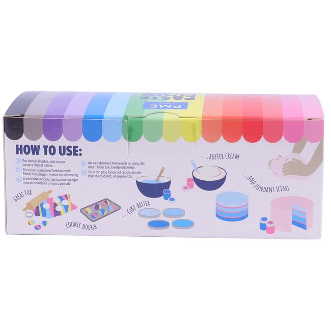 PME 8 Colour Food Paste Set