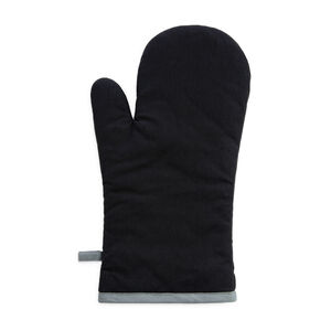 Two Tone Single Oven Glove - Black/Grey