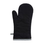 Two Tone Single Oven Glove - Black/Grey