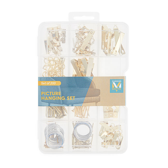 Picture Hanging Set 200 Pack