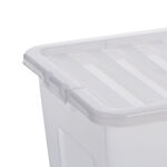 Wham 110L Clear Storage Box & Lid