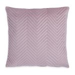 Triangle Stitch Cushion 45x45cm - Mauve