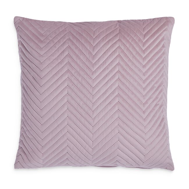 Triangle Stitch Cushion 45x45cm - Mauve