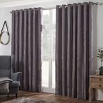 BLACKOUT & THERMAL TEXTURED SLATE 90x72 Curtain