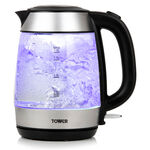 Tower Rapid Boil Glass Kettle 1.7L