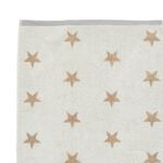 HELENA SPRINGFIELD STAR LINEN AND GREY Hand Towel 