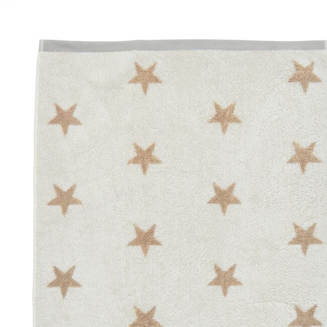 HELENA SPRINGFIELD STAR LINEN AND GREY Hand Towel 
