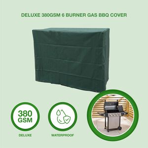 Deluxe 380GSM 6 Burner Gas BBQ Cover 
