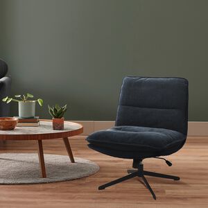 BORGEN SWIVEL ACCENT Charcoal Chair 