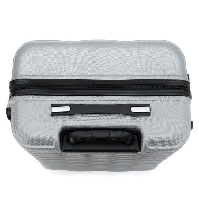 MEDIUM LIGHTWEIGHT HARDSHELL LUGGAGE - SILVER