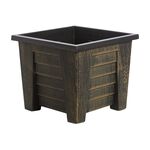 Antique Style Square Plant Pot 26.5cm