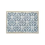 My Mat Harlequin Tile Blue Door Mat 50cm x 75cm