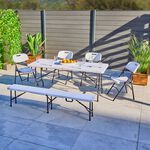 White Folding Table 1.8M