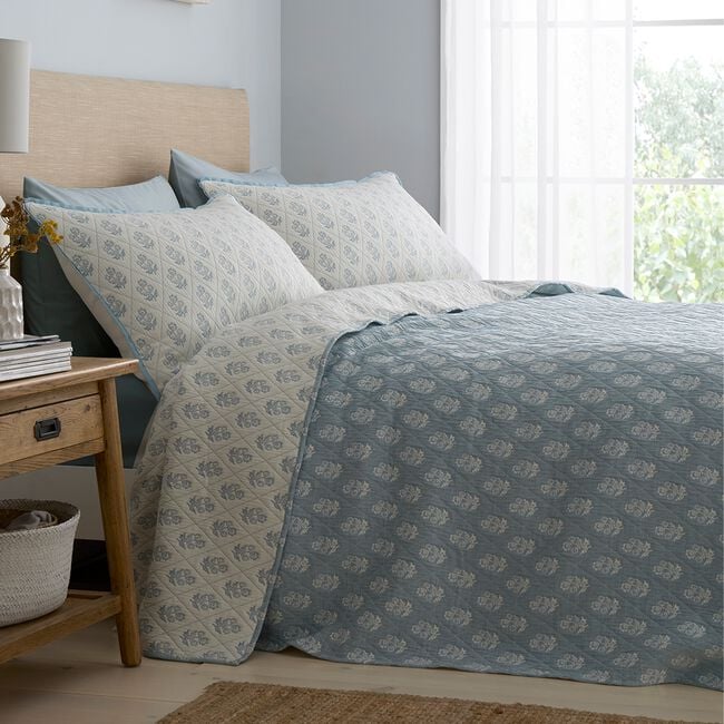 DOUBLE DUVET COVER Dreams & Drapes Block Floral