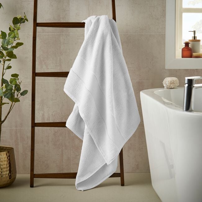 600GSM WESTBURY WHITE 50x90 Hand Towel