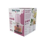 SALTER RETRO PINK Glass Chopper