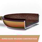 JML Copper Stone Griddle Pan 28cm