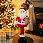 Tall Standing Santa With Sack