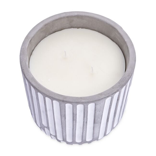 Ribbed Pot Citronella Candle