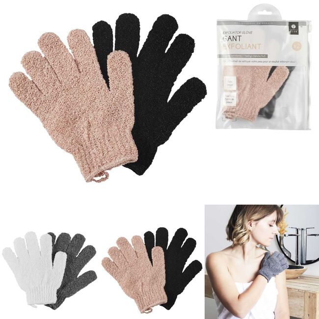 Cosmetic Club 2PK Exfoliation Gloves